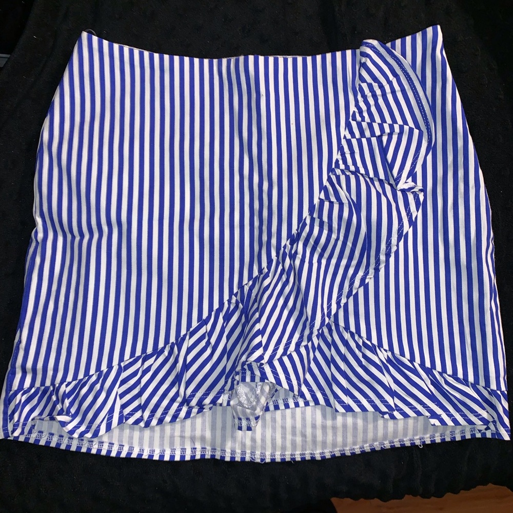 Striped beachy skort